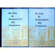 REVISTA DE MATEMATICA DIN TIMISOARA NR.1-2/ 2000 REVISTA DE MATEMATICA DIN TIMISOARA NR.1-2/ 2000