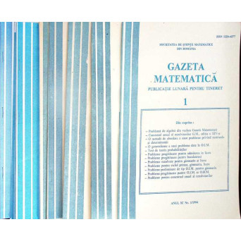 GAZETA MATEMATICA 1994 NR.1-9, 11-12 (11 REVISTE)