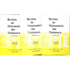 REVISTA DE MATEMATICA DIN TIMISOARA NR.1-3/ 2007