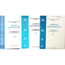 GAZETA MATEMATICA 1991 NR.1-2, 3-4 (3 REVISTE)