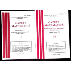 GAZETA MATEMATICA 2001/2003 NR.1, 10 (2 REVISTE)