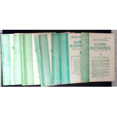 GAZETA MATEMATICA 1986 NR.1, 3-10 (9 REVISTE)