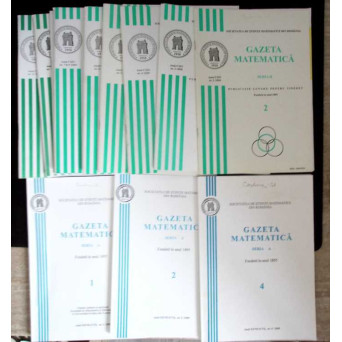 GAZETA MATEMATICA 2009, SERIA B NR.2-12, SERIA A NR.1-2, 4 (13 REVISTE)
