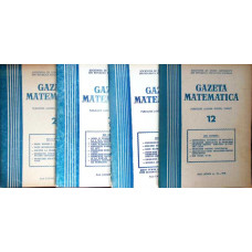GAZETA MATEMATICA 1978 NR.2, 7, 8, 12 (4 REVISTE)