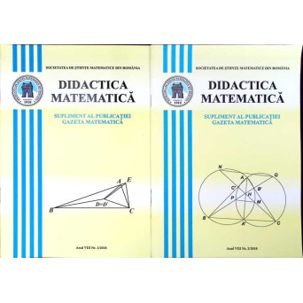 DIDACTICA MATEMATICA 2018 NR.1-2 - SUPLIMENT LA GAZETA MATEMATICA