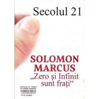 REVISTA SECOLUL 21. NR. 1-6, 2017. ZERO SI INFINIT SUNT FRATI REVISTA SECOLUL 21. NR. 1-6, 2017. ZERO SI INFINIT SUNT FRATI