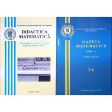 GAZETA MATEMATICA 2015/2017 (2 REVISTE) GAZETA MATEMATICA 2015/2017 (2 REVISTE)