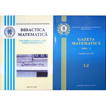 GAZETA MATEMATICA 2015/2017 (2 REVISTE)