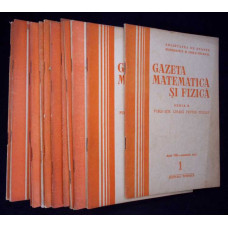 GAZETA MATEMATICA SI FIZICA 1957 SERA B, NR.1-12 (12 REVISTE)