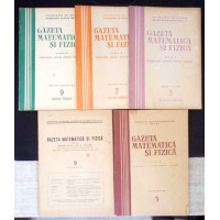 GAZETA MATEMATICA SI FIZICA ANII '50-'60 (5 REVISTE)