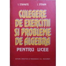 CULEGERE DE EXERCITII SI PROBLEME DE ALGEBRA PENTRU LICEE