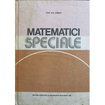 MATEMATICI SPECIALE VOL.1