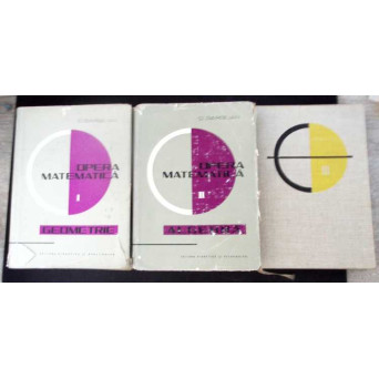 OPERA MATEMATICA VOL.1-3 GEOMETRIE, ALGEBRA