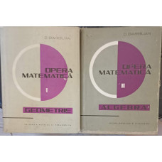 OPERA MATEMATICA VOL.1-2 GEOMETRIE, ALGEBRA