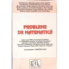 PROBLEME DE MATEMATICA