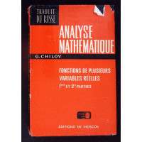 ANALYSE MATHEMATIQUE FONCTIONS DE PLUSIEURS VARIABLES REELLES 1-ERE ST 2-E PARTIES