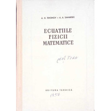 ECUATIILE FIZICII MATEMATICE