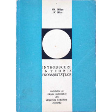 INTRODUCERE IN TEORIA PROBABILITATILOR