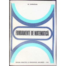 FUNDAMENTE DE MATEMATICA