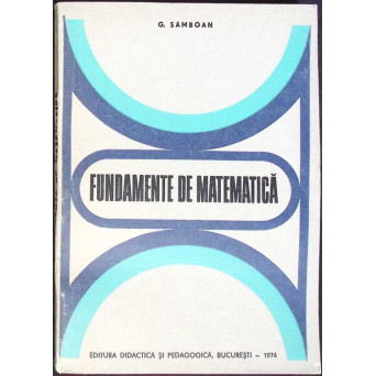 FUNDAMENTE DE MATEMATICA