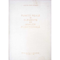 FUNCTII REALE SI ELEMENTE DE ANALIZA FUNCTIONALA