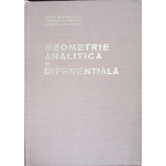 GEOMETRIE ANALITICA SI DIFERENTIALA