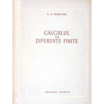 CALCULUL CU DIFERENTE FINITE