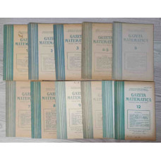 GAZETA MATEMATICA ANUL 1984, VOL.1-12 (11 REVISTE)