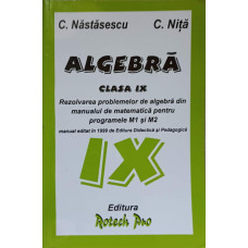 ALGEBRA, CLASA A IX-A