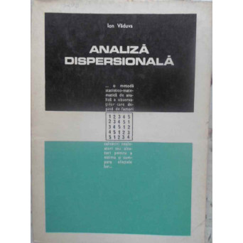 ANALIZA DISPERSIONALA