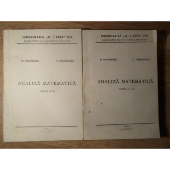 ANALIZA MATEMATICA PARTEA 1-2