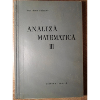 ANALIZA MATEMATICA VOL.3