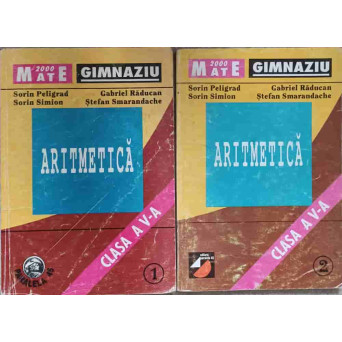 ARITMETICA CLASA A V-A, VOL.1-2