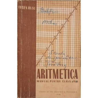 ARITMETICA, MANUAL PENTRU CLASA A VI-A
