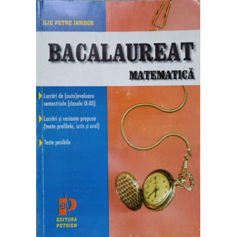 BACALAUREAT 1999. MATEMATICA
