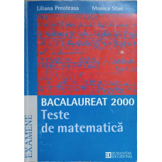 BACALAUREAT 2000. TESTE DE MATEMATICA