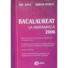 BACALAUREAT LA MATEMATICA 2006
