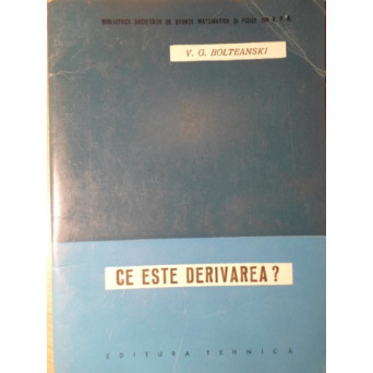 CE ESTE DERIVAREA?