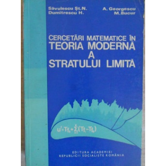 CERCETARI MATEMATICE IN TEORIA MODERNA A STRATULUI LIMITA