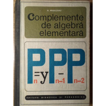 COMPLEMENTE DE ALGEBRA ELEMENTARA