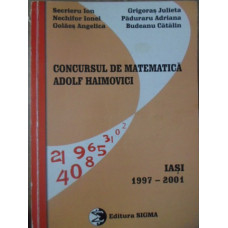 CONCURSUL DE MATEMATICA ADOLF HAIMOVICI IASI, 1997-2001