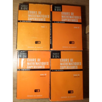 COURS DE MATHEMATIQUES SUPERIEURS VOL.1-4