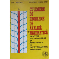 CULEGERE DE PROBLEME DE ANALIZA MATEMATICA PENTRU BACALAUREAT SI ADMITEREA IN INVATAMANTUL SUPERIOR