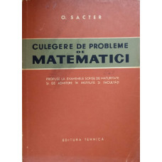 CULEGERE DE PROBLEME DE MATEMATICI