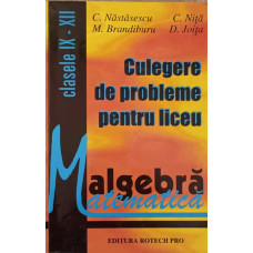 CULEGERE DE PROBLEME PENTRU LICEU ALGEBRA CLASELE IX-XII