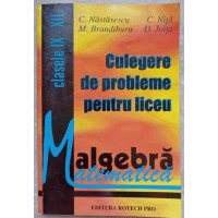 CULEGERE DE PROBLEME PENTRU LICEU MATEMATICA. ALGEBRA. CLASELE IX-XII CULEGERE DE PROBLEME PENTRU LICEU MATEMATICA. ALGEBRA. CLASELE IX-XII