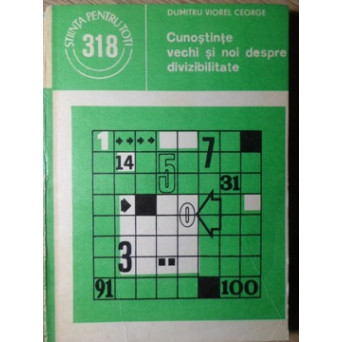 CUNOSTINTE VECHI SI NOI DESPRE DIVIZIBILITATE