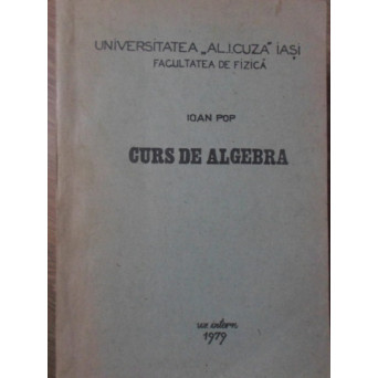CURS DE ALGEBRA