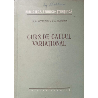 CURS DE CALCUL VARIATIONAL