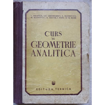 CURS DE GEOMETRIE ANALITICA